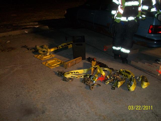 Engine 252's Res-Q-Jack Equipment 